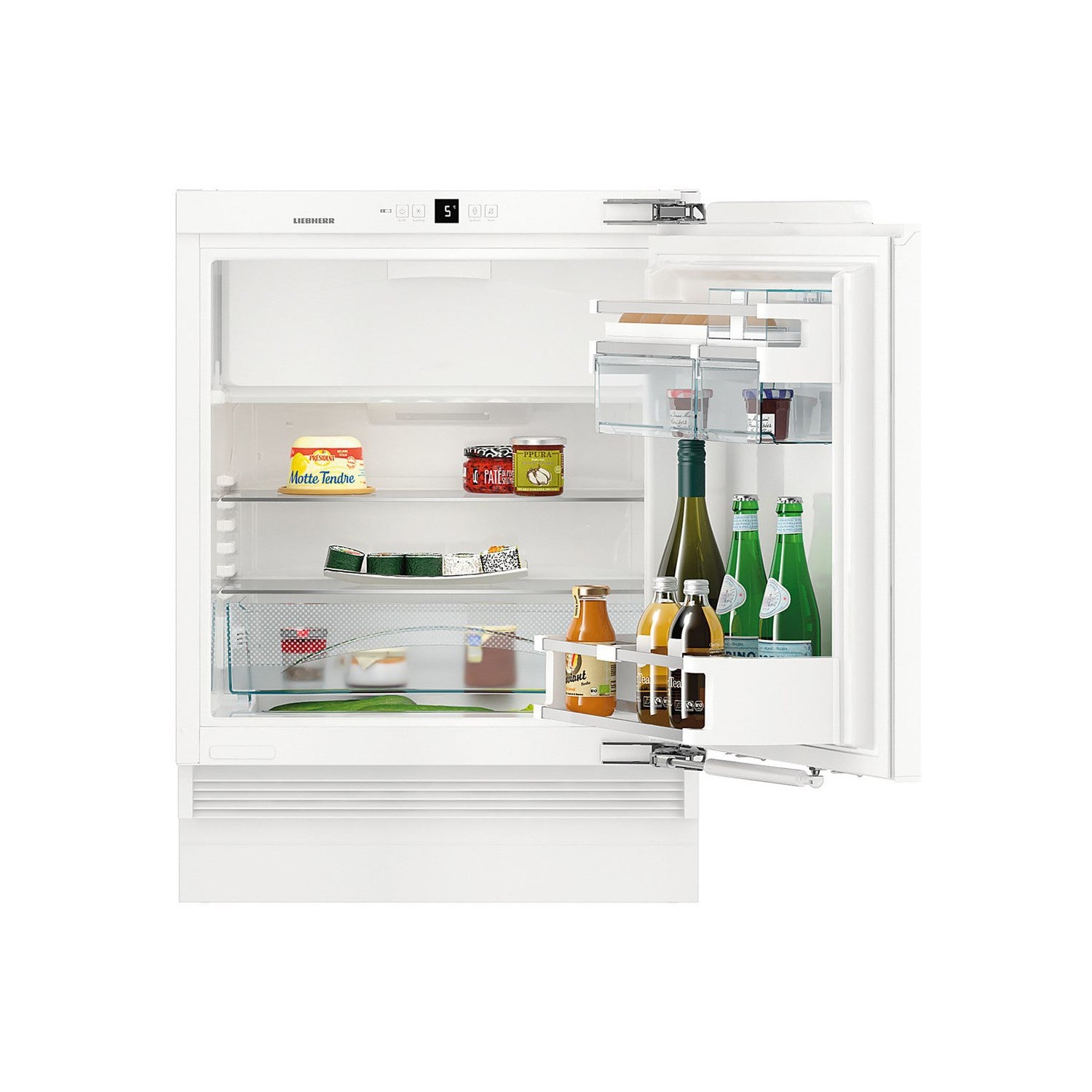 Liebherr 119 Litres Integrated Under Counter Fridge With Icebox - Door-on-door