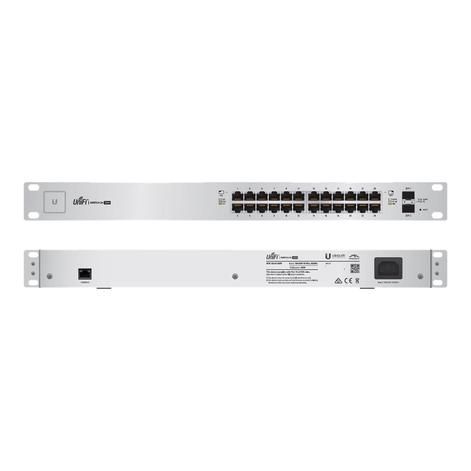 Ubiquiti US-24-250W UniFi 24 Port 250W P