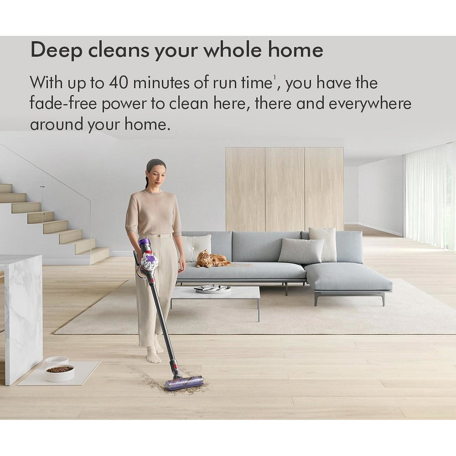 Dyson V8 Cordless Vacuum Cleaner - Up to 40 Minutes Run Time