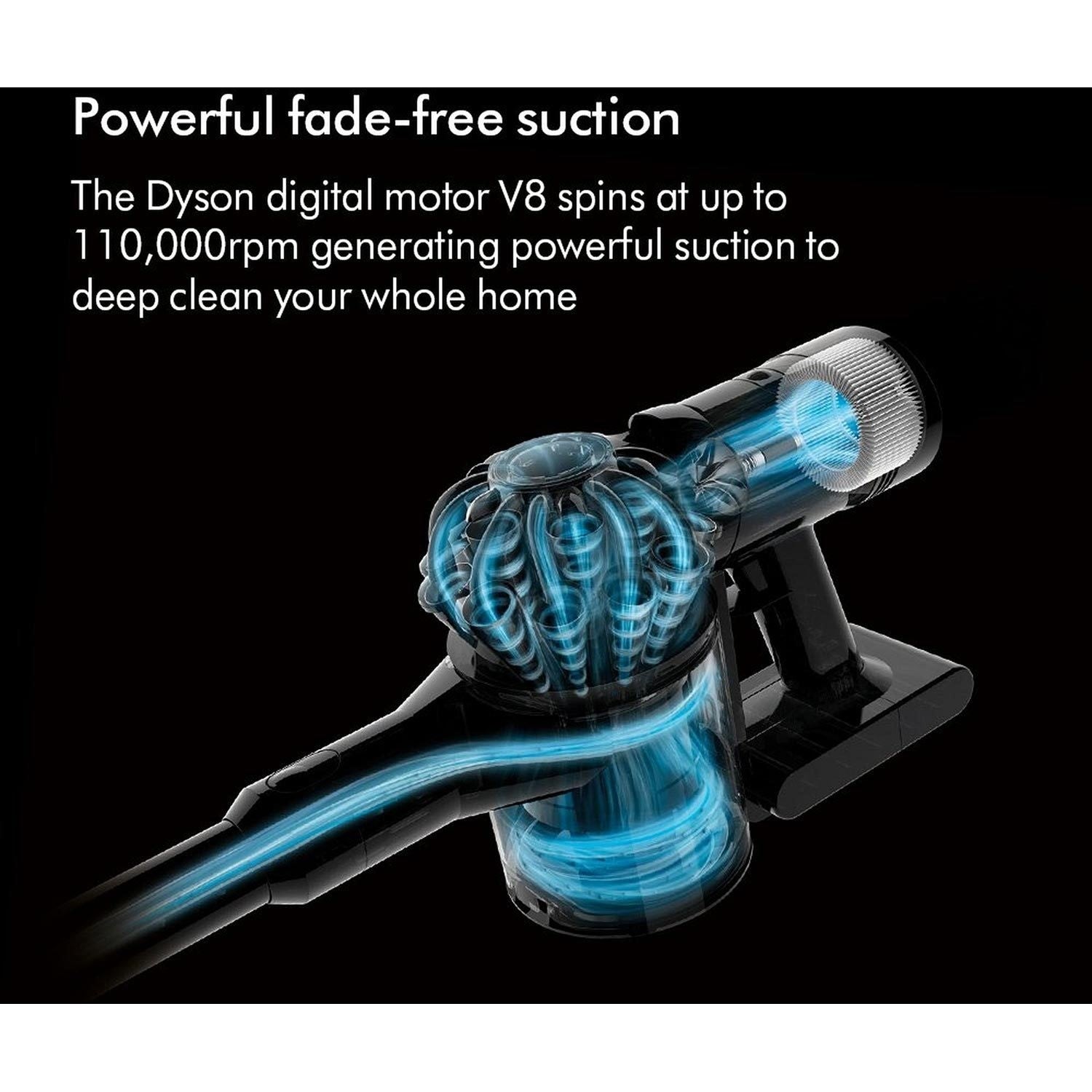 Dyson V8 Cordless Vacuum Cleaner - Up to 40 Minutes Run Time