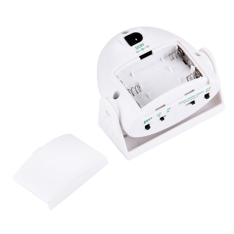 5301 Wireless Infrared Motion Sensor Welcome Alarm Intelligent Greeting Warning Doorbell, IR Distance: 10m, 5301 White