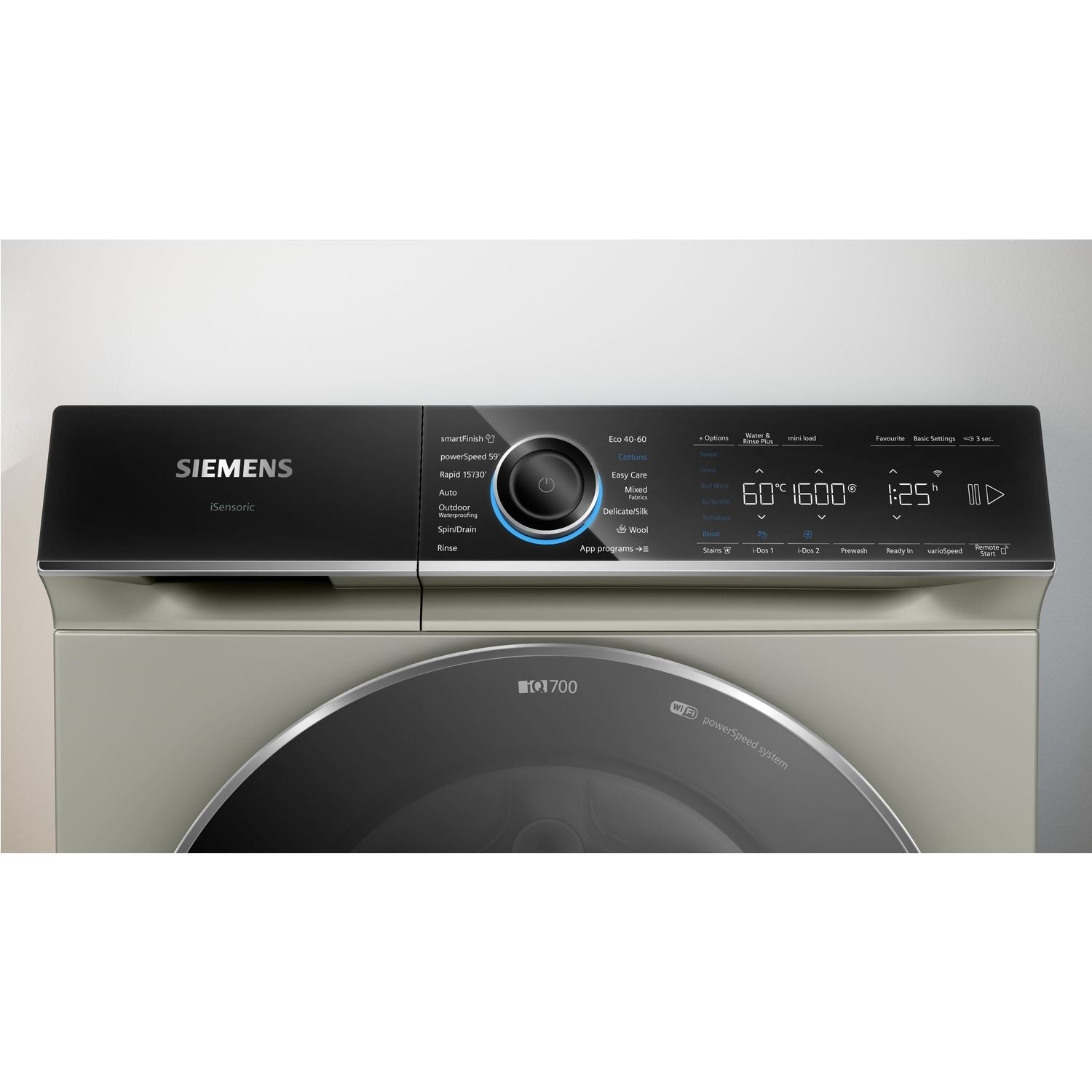 Siemens iQ700 10kg 1600rpm Freestanding Washing Machine - Silver