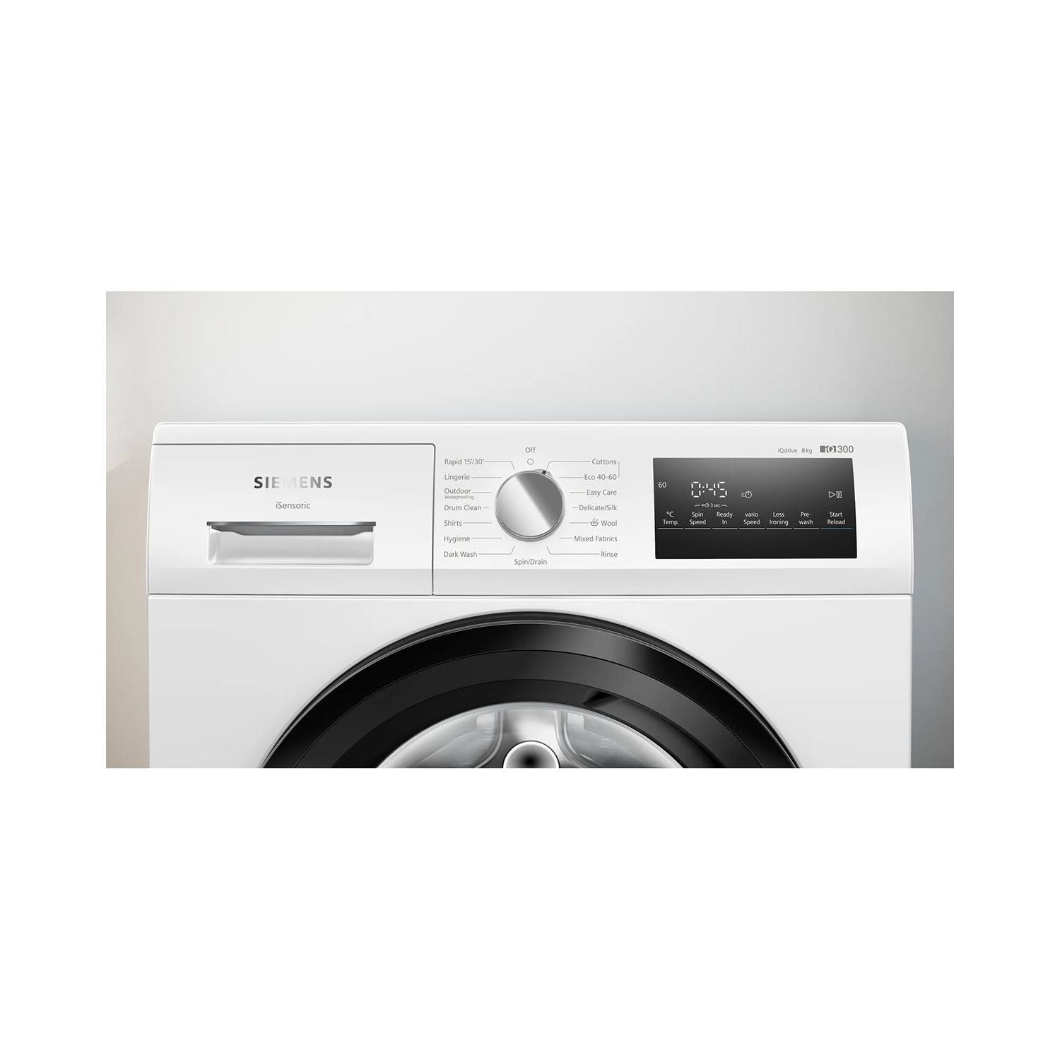 Siemens iQ300 8KG 1400rpm Freestanding Washing Machine - White