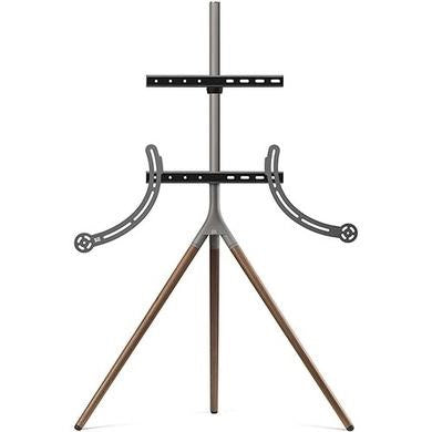 Universal Tripod TV Stand in Dark Wood - TV's up to 65