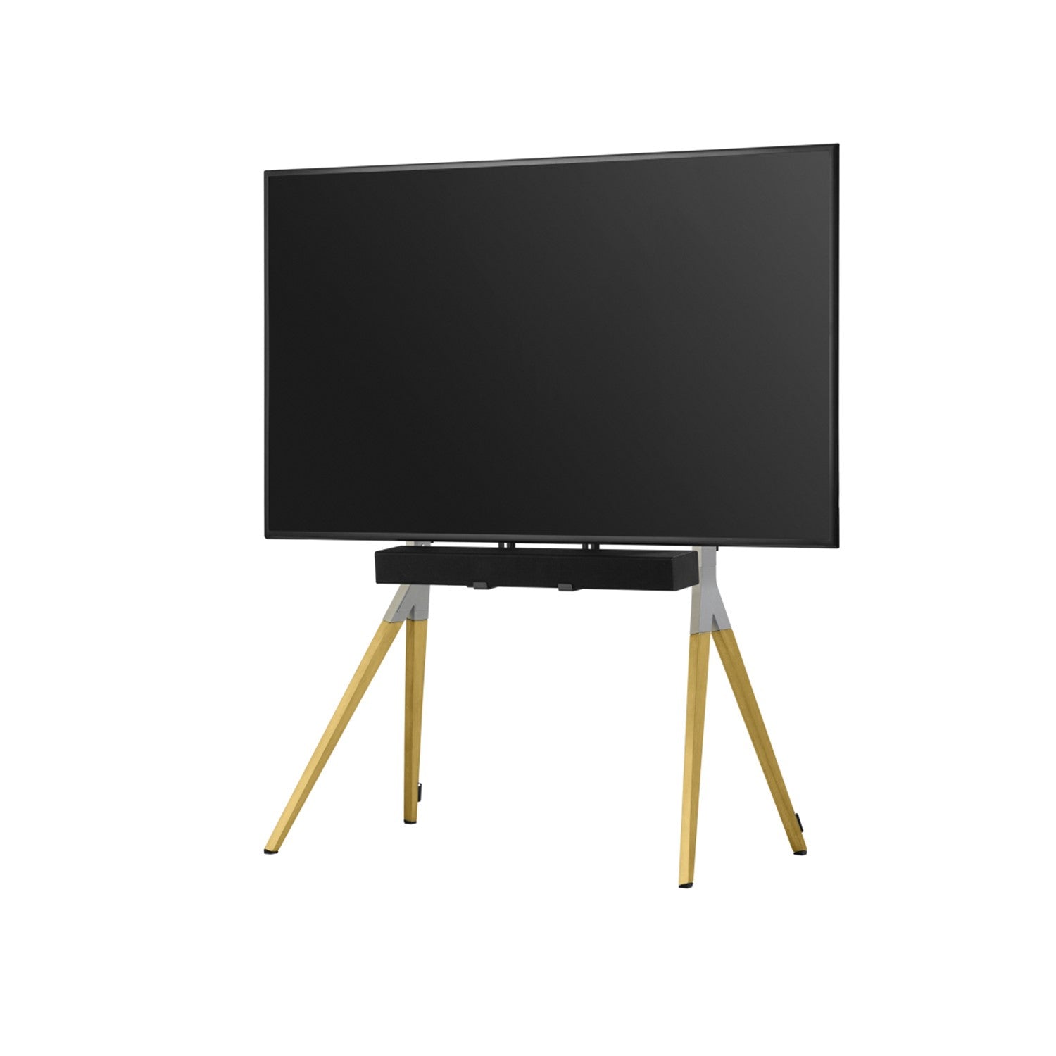 Universal TV Stand with Soundbar Holder in Light Wood - TV's up to 70