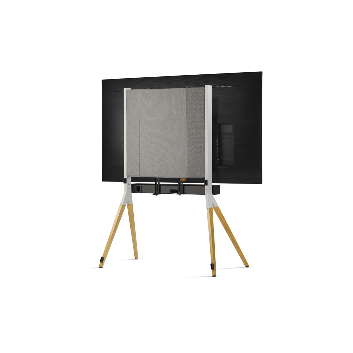 Universal TV Stand with Soundbar Holder in Light Wood - TV's up to 70