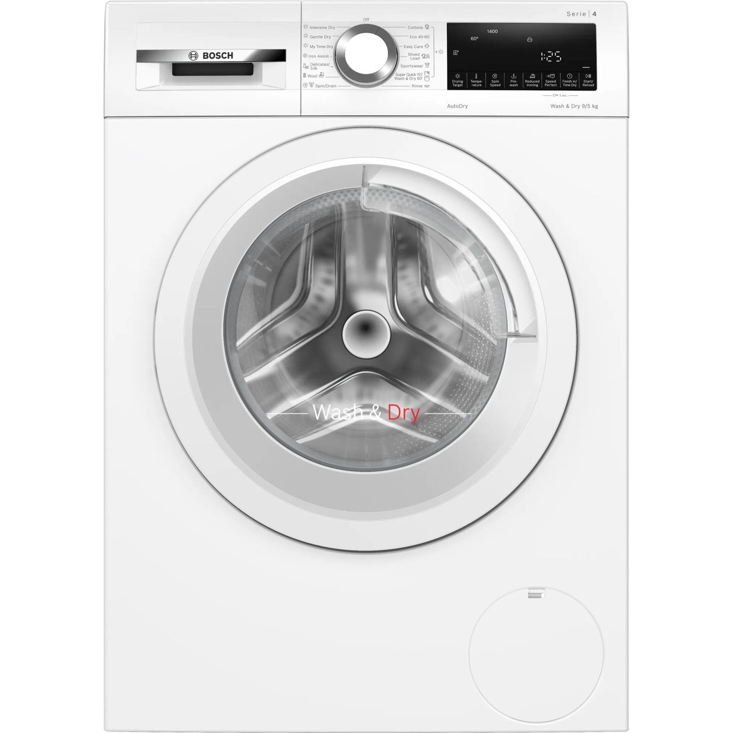 Bosch Series 4 9kg Wash 5kg Dry 1400rpm Freestanding Washer Dryer