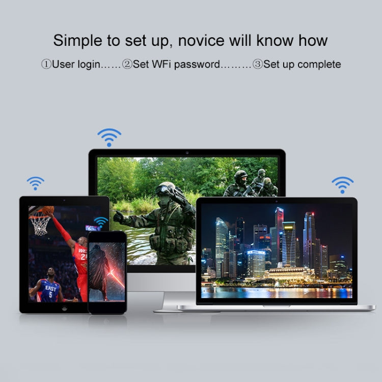 COMFAST WR613N V3 Home 300Mbps Wireless Router 2.4G WiFi Network Extender, WR613N V3
