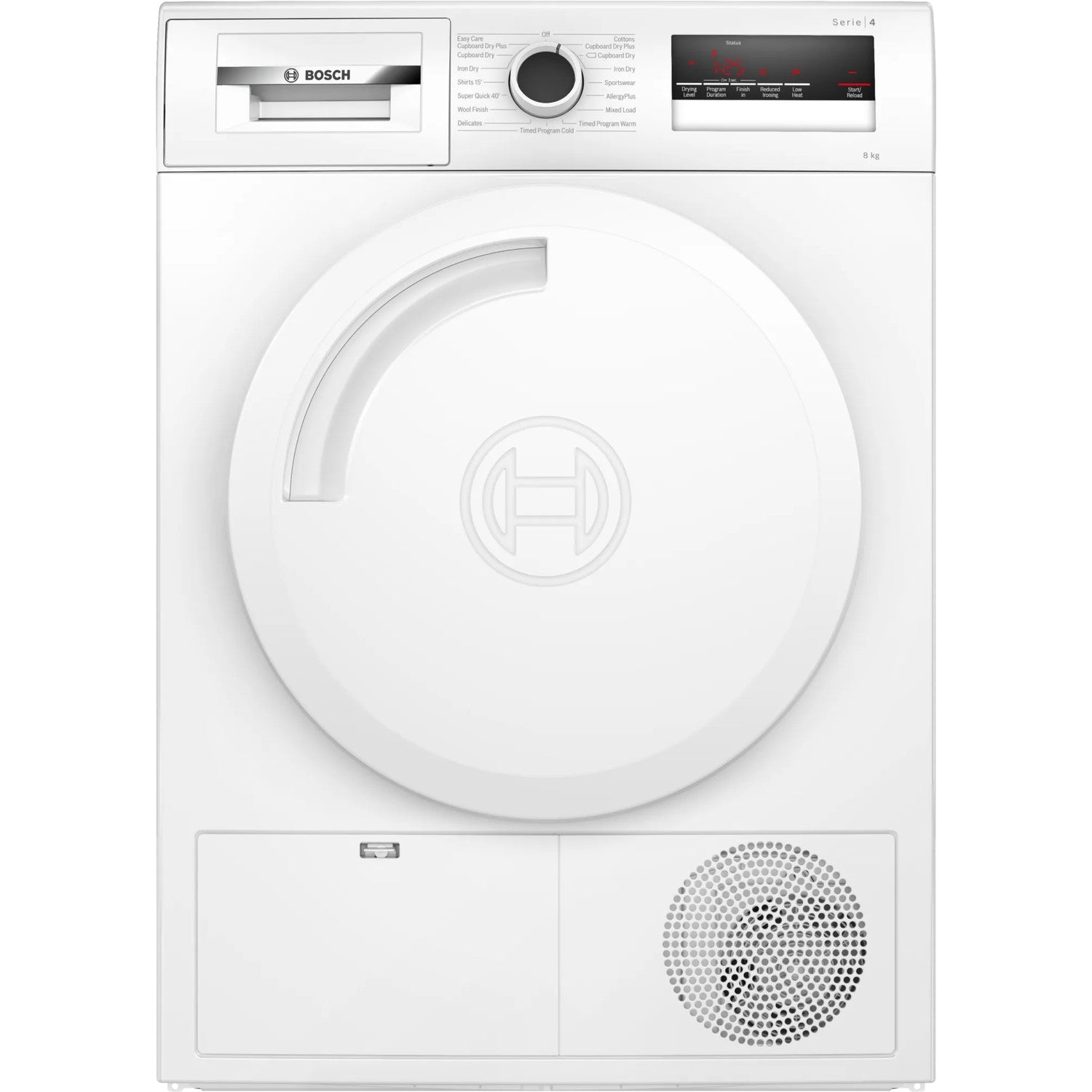 Bosch Series 4 8kg Freestanding Condenser Tumble Dryer - White