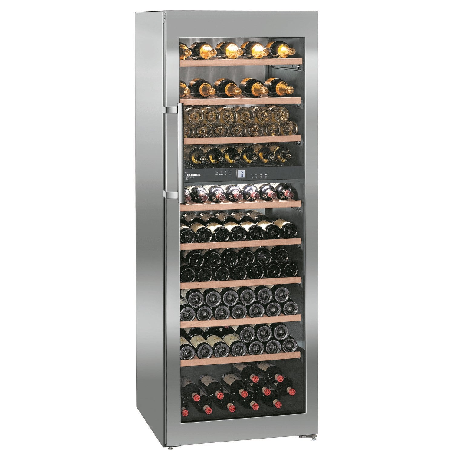 Liebherr Vinidor 192x70cm Two Zone Wine Cabinet In Stainless Steel