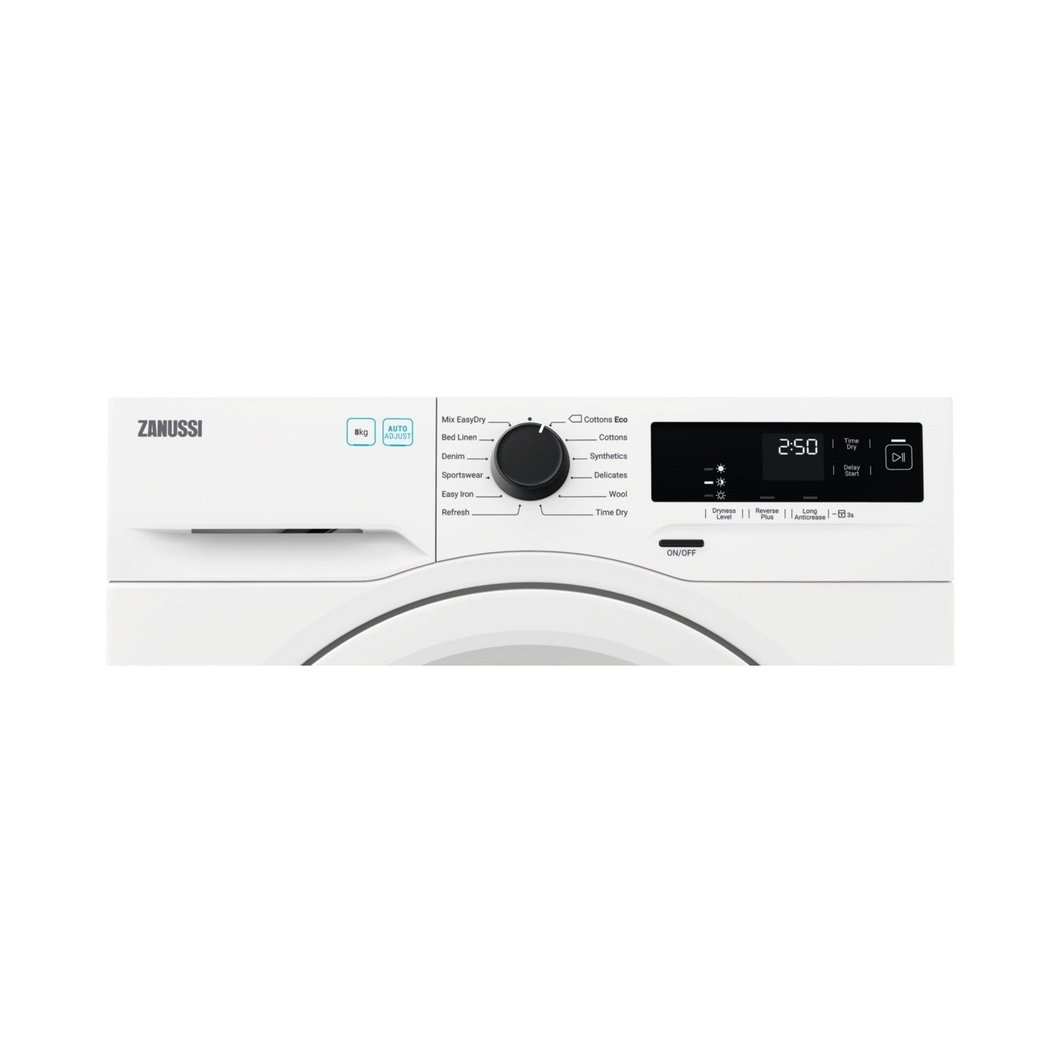 Zanussi 8kg Freestanding Heat Pump Tumble Dryer - White