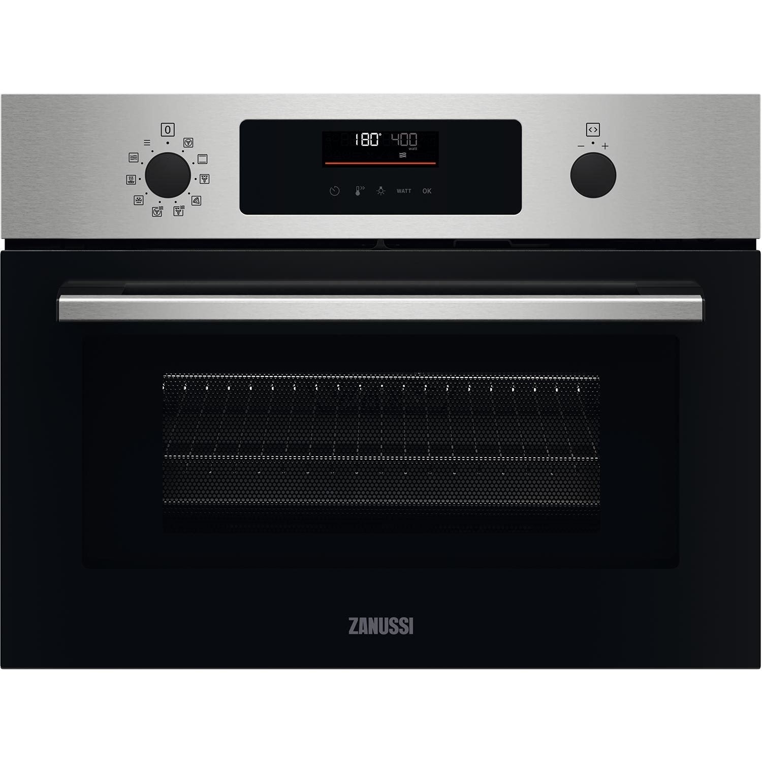 Zanussi ZVENM6XN Series 60 QuickCook Built-In Microwave Oven - Stainless Steel