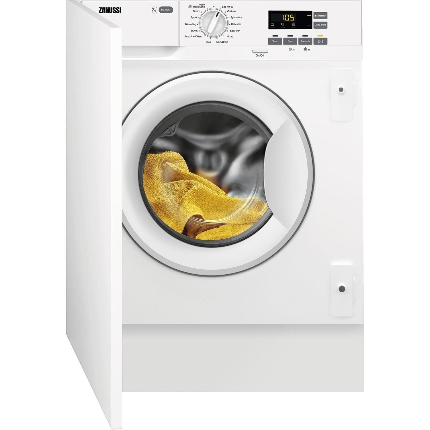 Zanussi 7kg 1400rpm Integrated Washing Machine