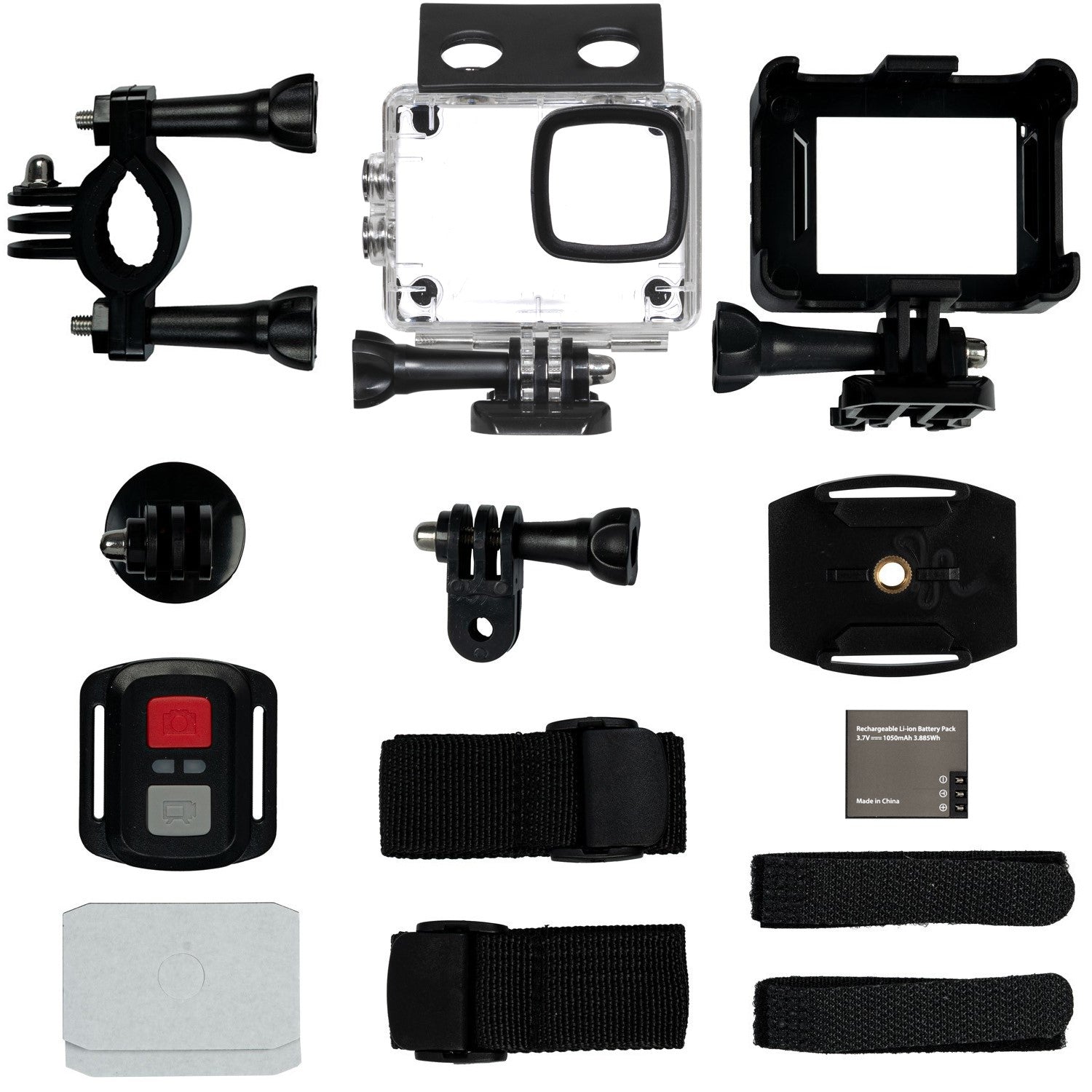 4K 60 FPS Wifi Dual Screen Waterproof Sports Action Camera - Anti Shake Technology and Full Accessory Kit
