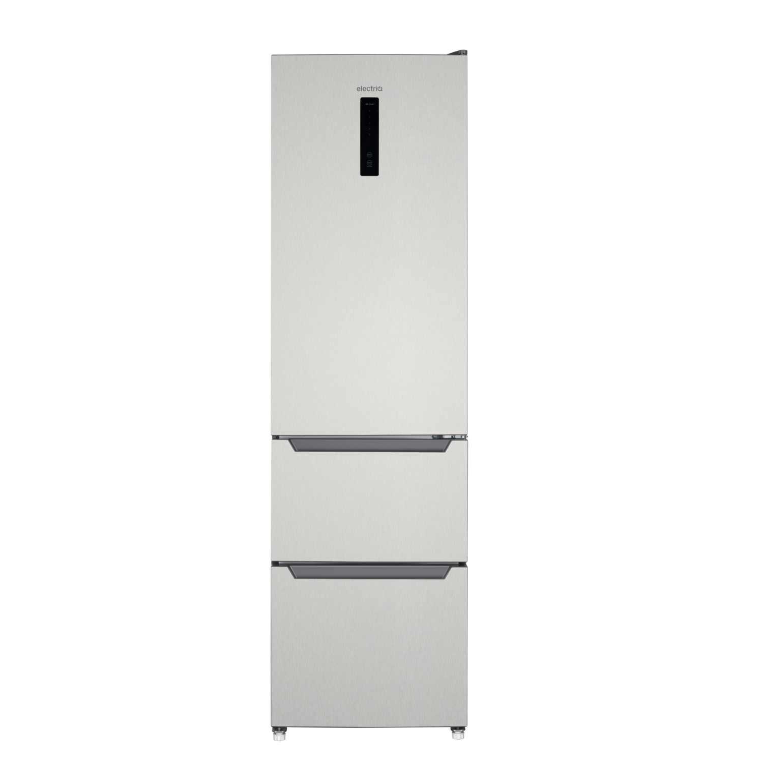 electriQ 282 Litre Multi Door Fridge Freezer with Total No Frost - Stainless Steel