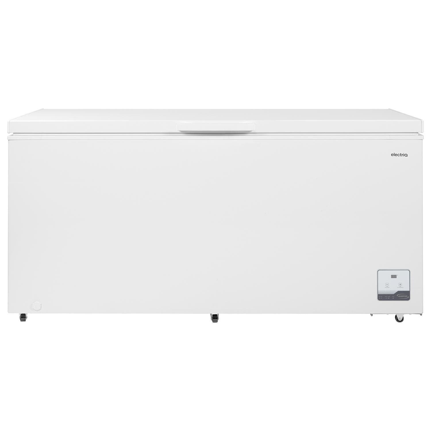 electriQ 500 Litre Chest Freezer - White