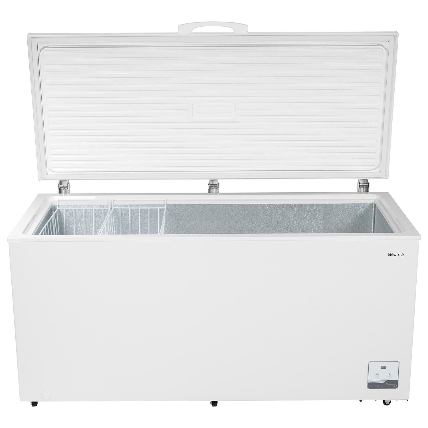 electriQ 500 Litre Chest Freezer - White