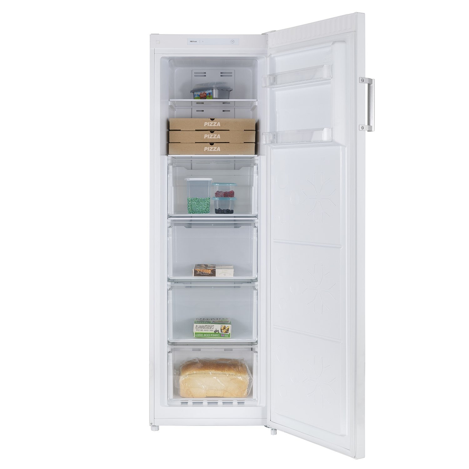 electriQ 206 Litre Freestanding Freezer - White