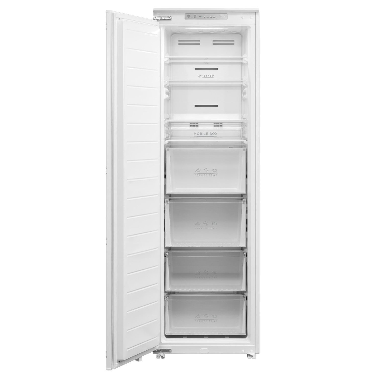 electriQ 212 Litre Integrated In Column Freezer