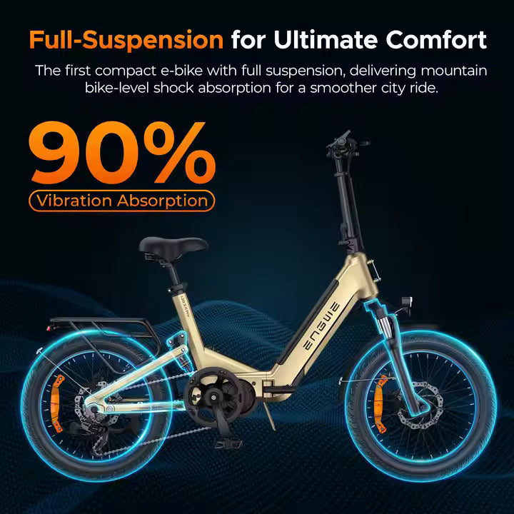 L20 3.0 PRO 250W Torque Folding Electric Bike –  Motor – ENGWE EU E-Bike