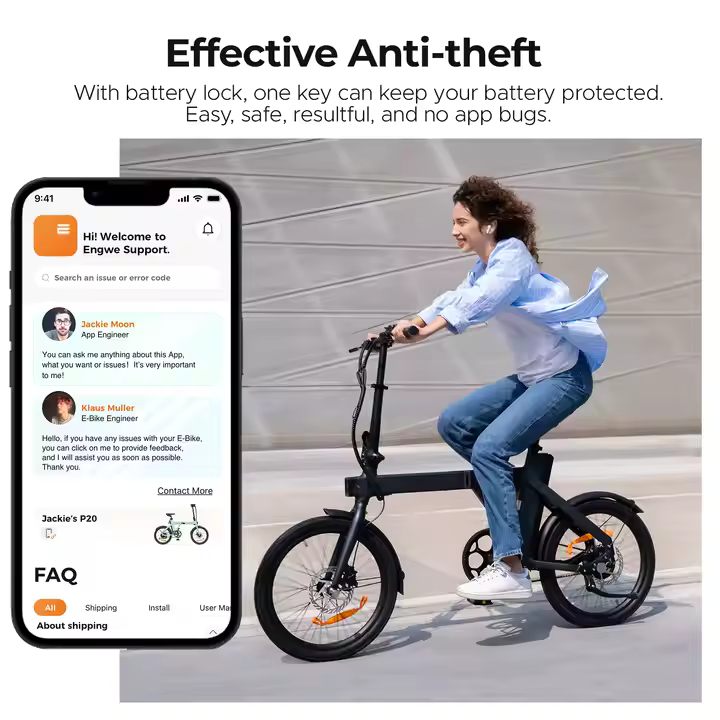 P20 Limited Folding Electric Bike – 250W Motor – ENGWE