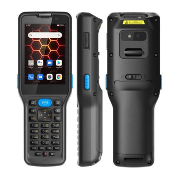 Rugged PDA Handheld UK — UNIWA V350 2D Barcode Scanner, Honeywell/Zebra Engine, T9 Keyboard, 4GB 64GB, Android 12, IP65 & MIL-810H, 5200mAh, 4G, NFC for Warehouse & Logistics