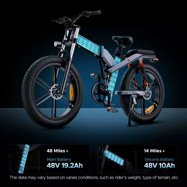 X26-Dual Folding Electric Bike – 1000W Motor – ENGWE EU E-Bike